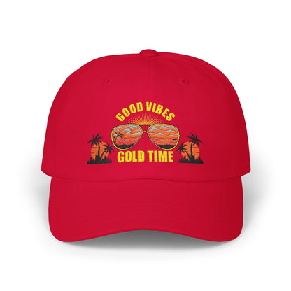 Good Vibes Classic Dad Cap, Unisex Hat, Summer Accessory,Vacation Style