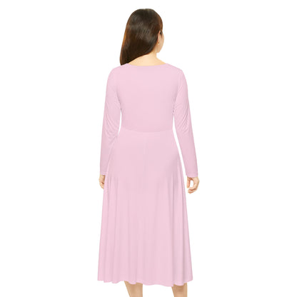Elegant Women's Long Sleeve Dance Dress