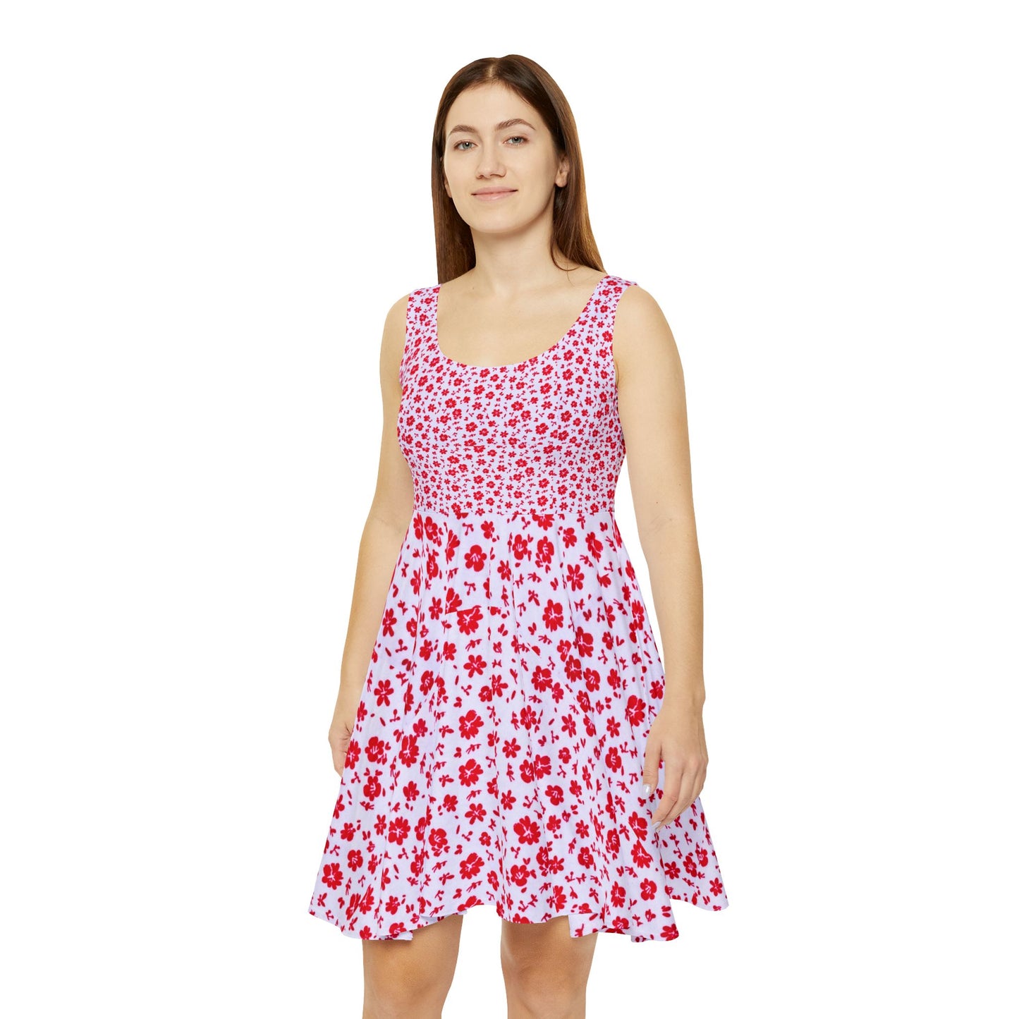 Women's Skater Dress, Summer Dress, Casual Dress Printify
