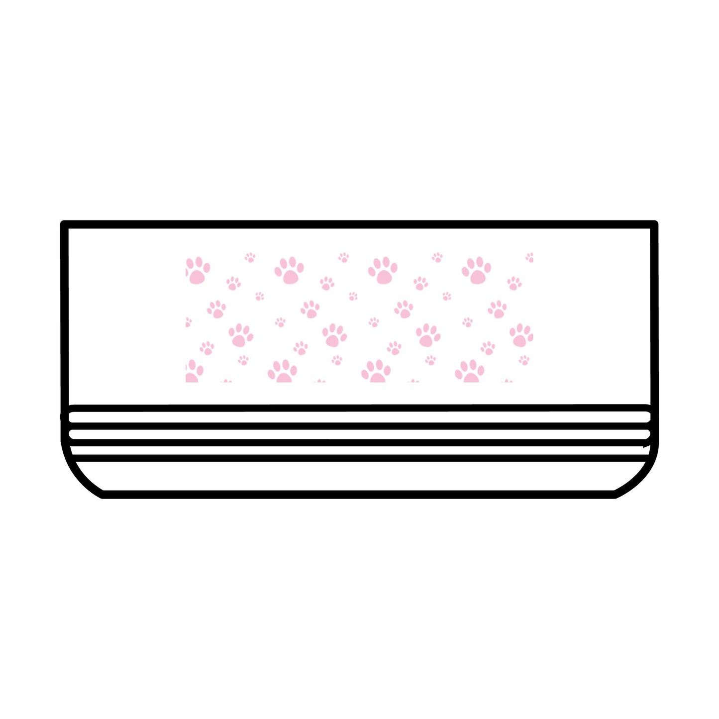 Personalized Pet Bowl for Dogs and Cats, Custom Name Pet Dish, Cute Paw Print Design, Ideal Gift for Pet Lovers, Cats and Dogs Bowl