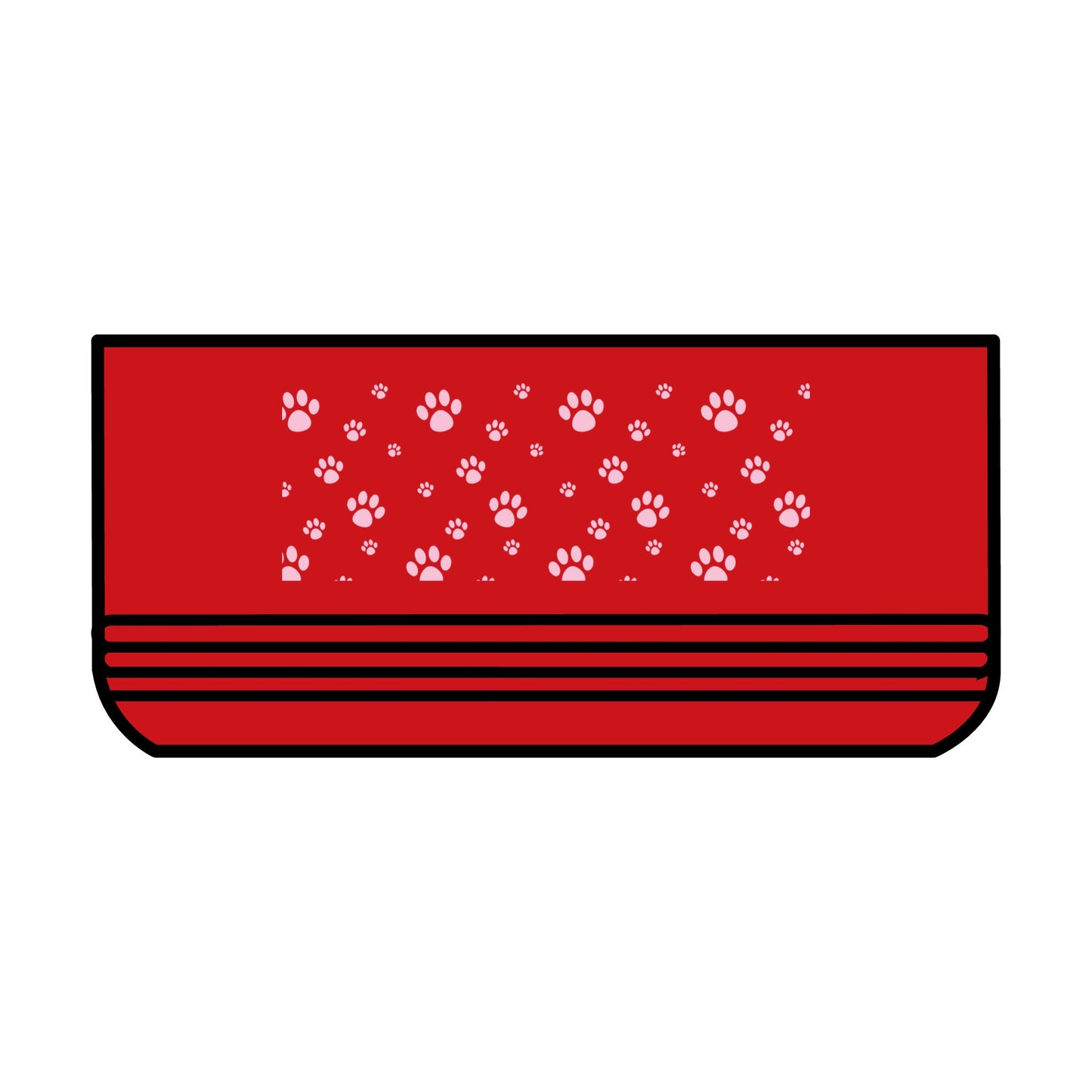 Personalized Pet Bowl for Dogs and Cats, Custom Name Pet Dish, Cute Paw Print Design, Ideal Gift for Pet Lovers, Cats and Dogs Bowl