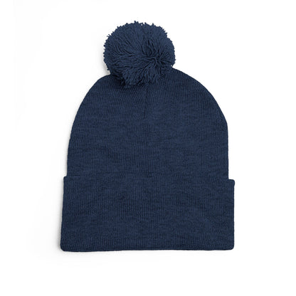 Cozy Embroidered Pom-Pom Cap | Winter Hat, Fashion Accessory