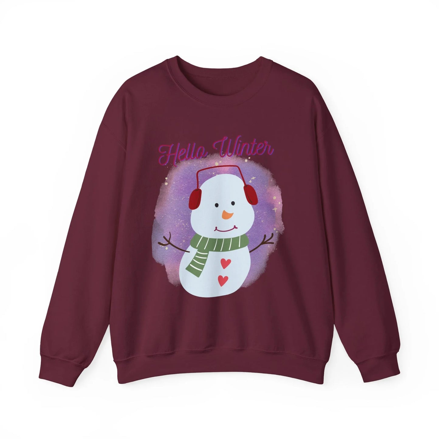 Winter-Themed Sweatshirt, Cozy Holiday Pullover,, Christmas Gift Printify Winter-Themed Sweatshirt, Cozy Holiday Pullover,, Christmas Gift Printify
