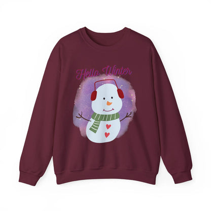 Winter-Themed Sweatshirt, Cozy Holiday Pullover,, Christmas Gift Printify Winter-Themed Sweatshirt, Cozy Holiday Pullover,, Christmas Gift Printify