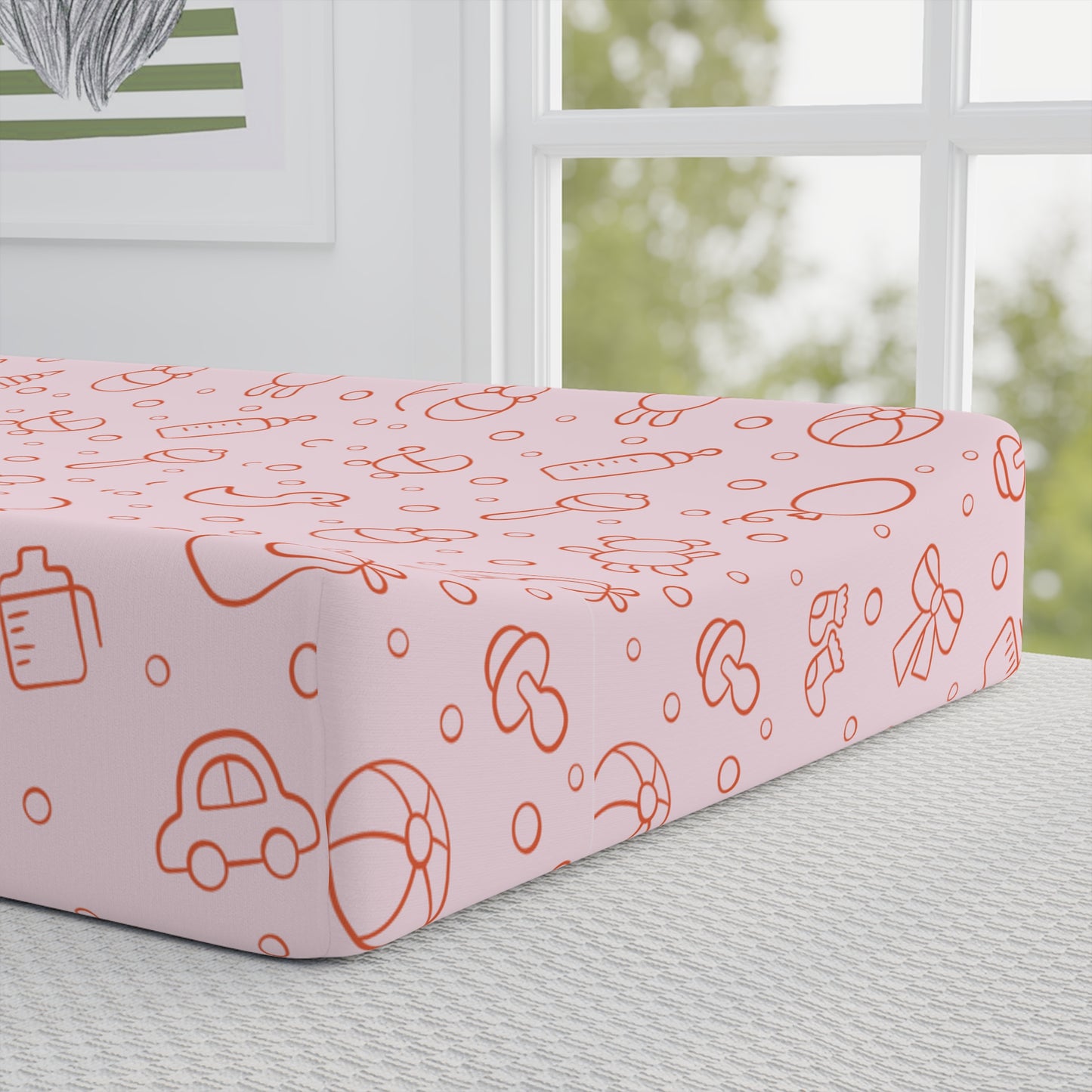 Baby Changing Pad Cover, Soft Nursery Bedding
