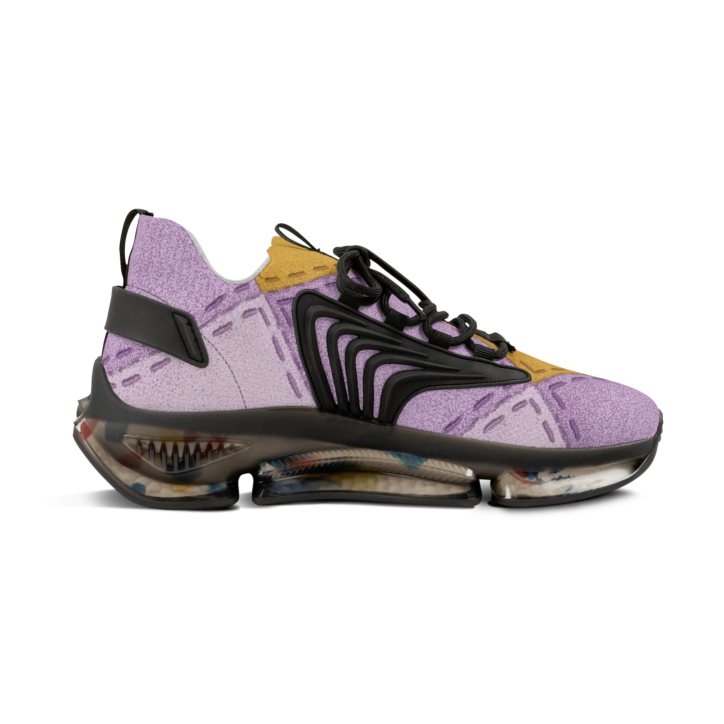 Colorful Men's Mesh Sneakers for Casual Comfort, Trendy Footwear