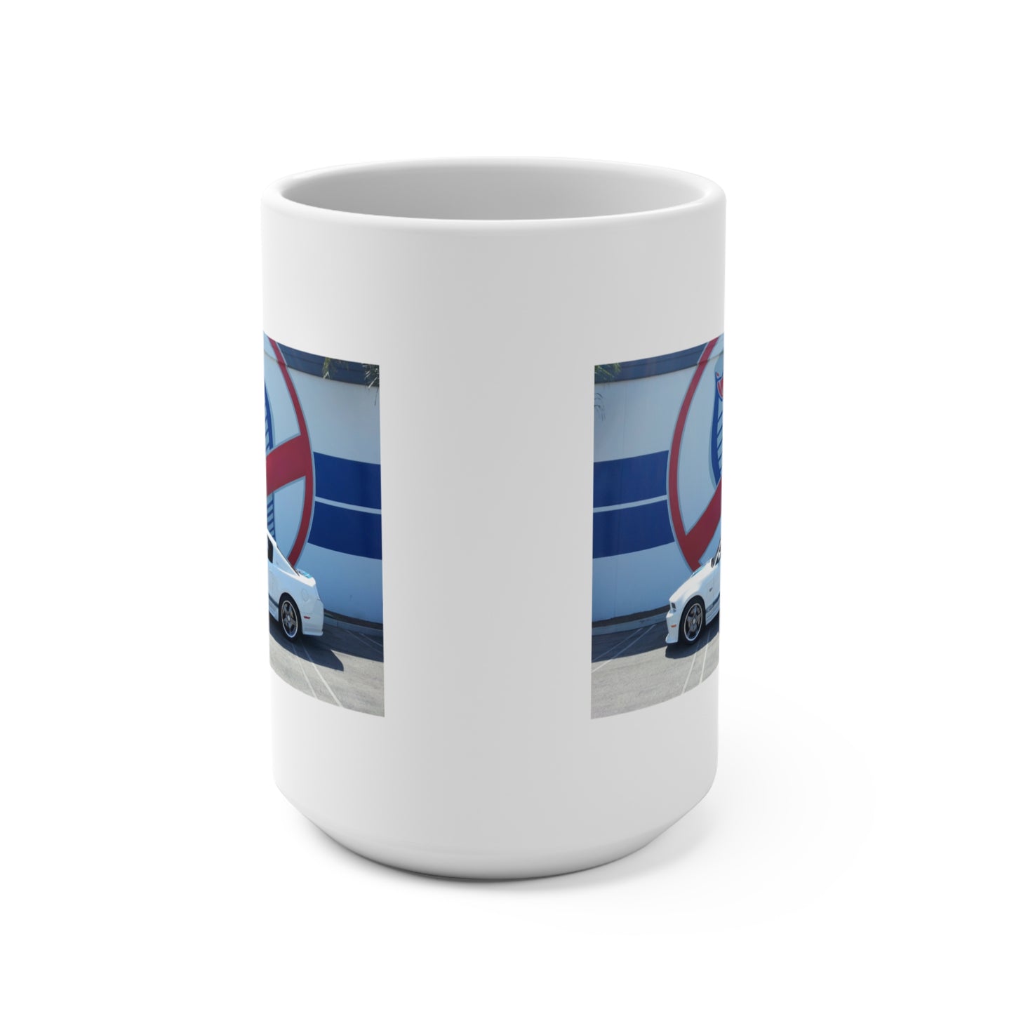 Custom 15oz Coffee Mug - Unique Car Design, Perfect Gift for Car Lovers Printify