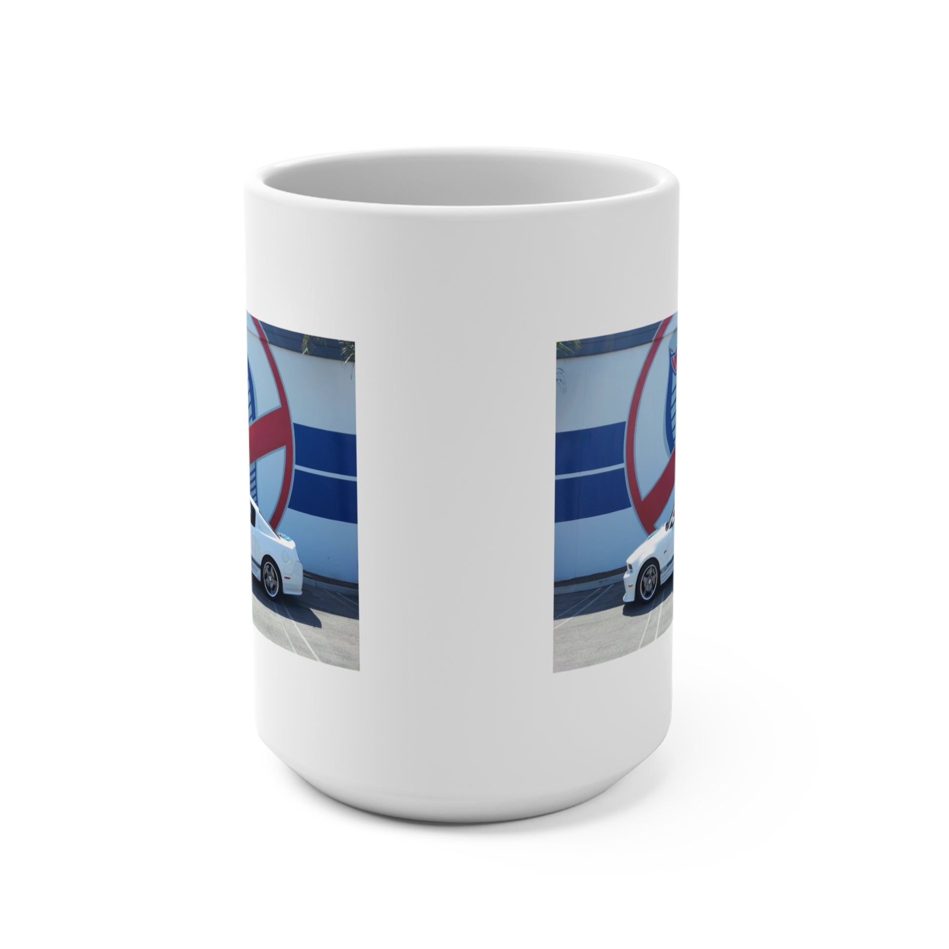 Custom 15oz Coffee Mug - Unique Car Design, Perfect Gift for Car Lovers Printify