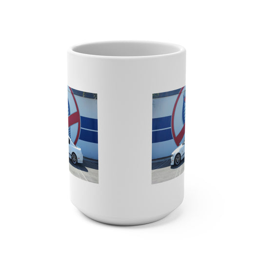 Custom 15oz Coffee Mug - Unique Car Design, Perfect Gift for Car Lovers Printify