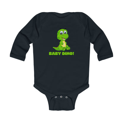 Cute Baby Dino Long Sleeve Bodysuit, Toddler Shirt, Newborn Outfit