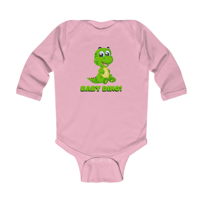Cute Baby Dino Long Sleeve Bodysuit, Toddler Shirt, Newborn Outfit