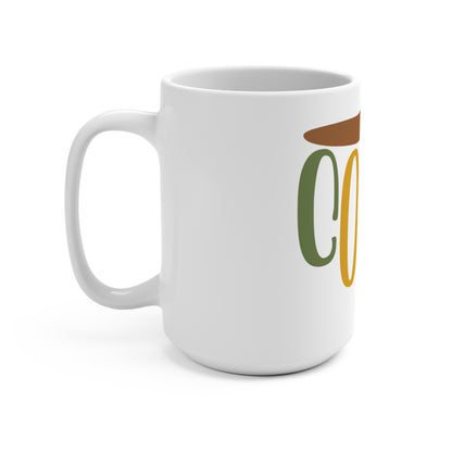 Coffee Lover's 15oz Mug,  Unique Hot Beverage Cup Printify