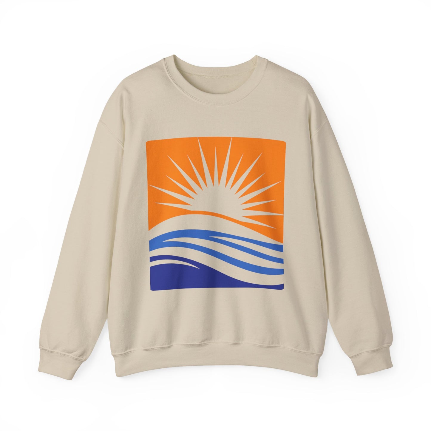 Minimalist beach Sweatshirt - Cozy Unisex, Gift for Friends or Family