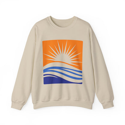 Minimalist beach Sweatshirt - Cozy Unisex, Gift for Friends or Family