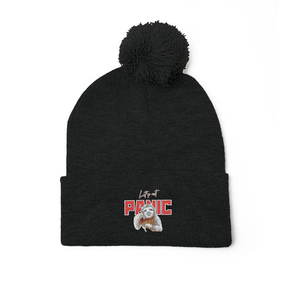 Cozy Embroidered Pom-Pom Cap | Winter Hat, Fashion Accessory