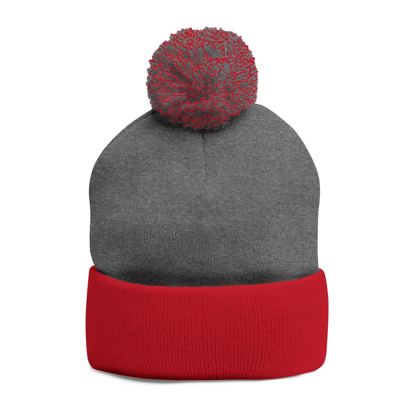 Cozy Embroidered Pom-Pom Cap | Winter Hat, Fashion Accessory