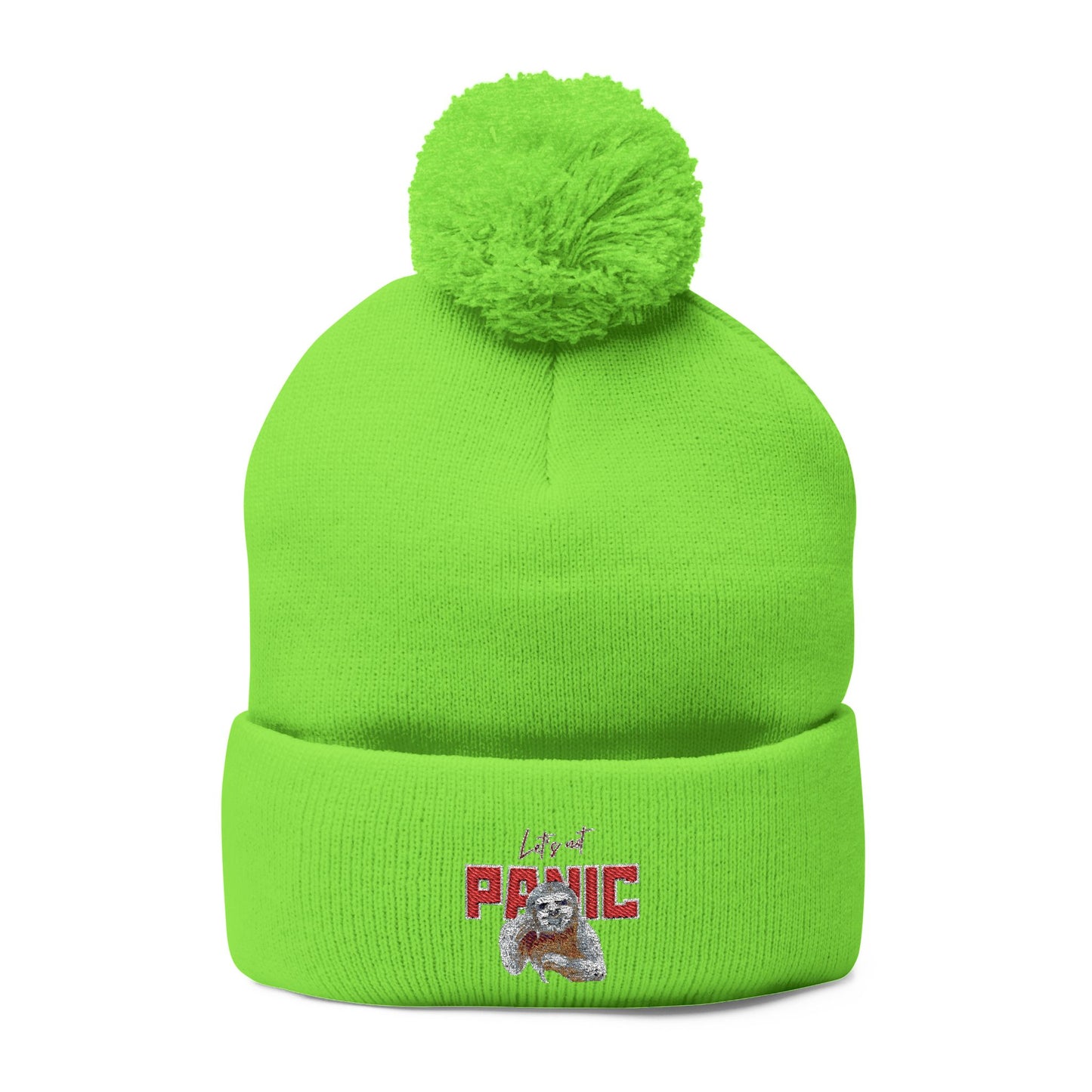 Cozy Embroidered Pom-Pom Cap | Winter Hat, Fashion Accessory