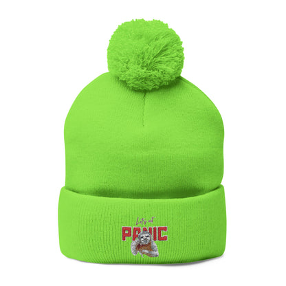 Cozy Embroidered Pom-Pom Cap | Winter Hat, Fashion Accessory