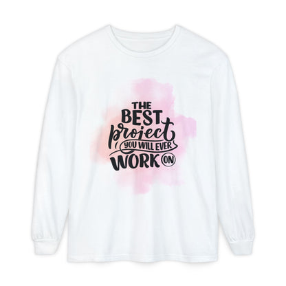 Motivational Long Sleeve T-Shirt, Inspirational Gift, Casual Wear, Birthday Present Printify