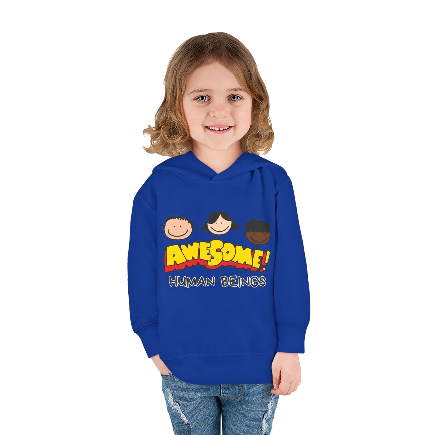 Awesome! Toddler Pullover Fleece Hoodie, Cute Toddler Sweatshirt, Gift for Kids