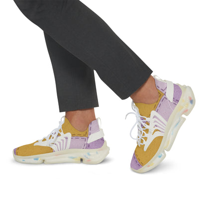 Colorful Men's Mesh Sneakers for Casual Comfort, Trendy Footwear