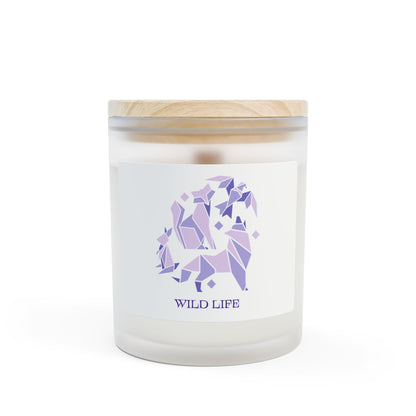 Frosted Glass Candle, 11oz