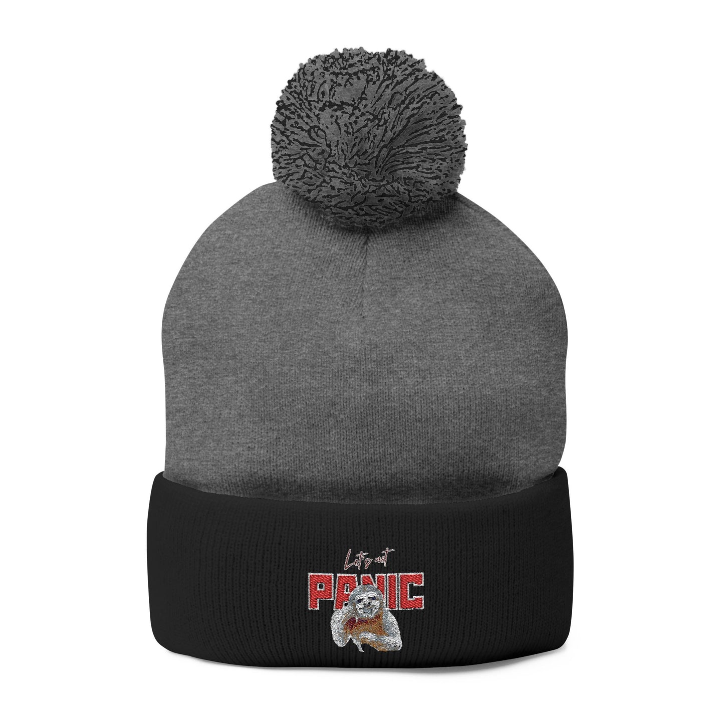Cozy Embroidered Pom-Pom Cap | Winter Hat, Fashion Accessory