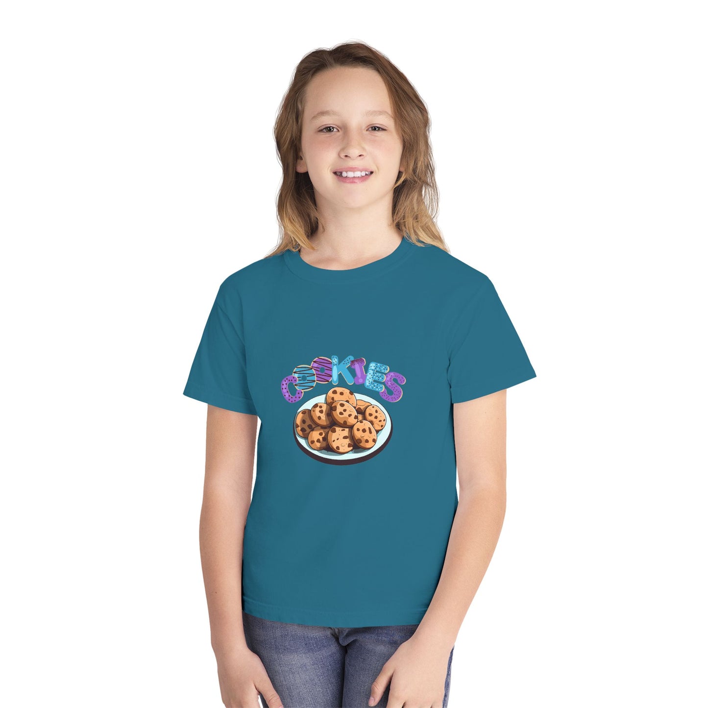Cookie Lover Youth Tee, Youth Midweight Tee, Sweet Treats Apparel