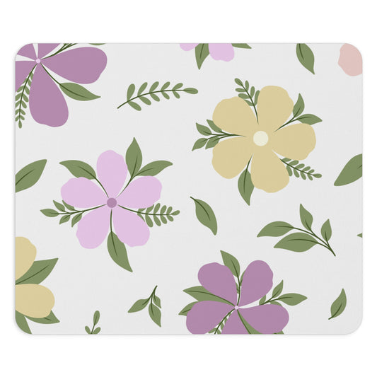 Floral Mouse Pad - Pretty Computer Accessory, Ideal for Home Office, Gift for Students, Perfect for Spring Decor, Floral Design