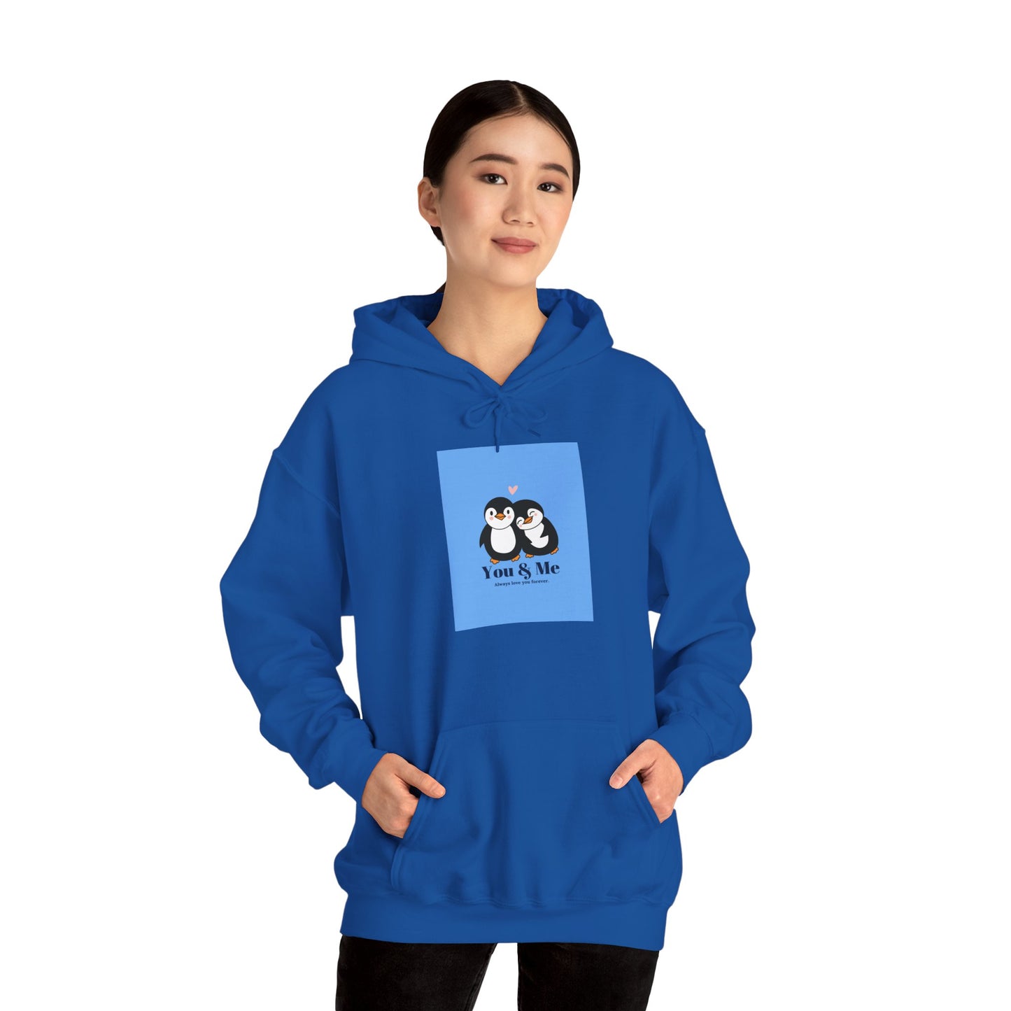 Cute Penguin Love Hoodie - Perfect for Couples, Gifts for Him & Her, Cozy Sweatshirts