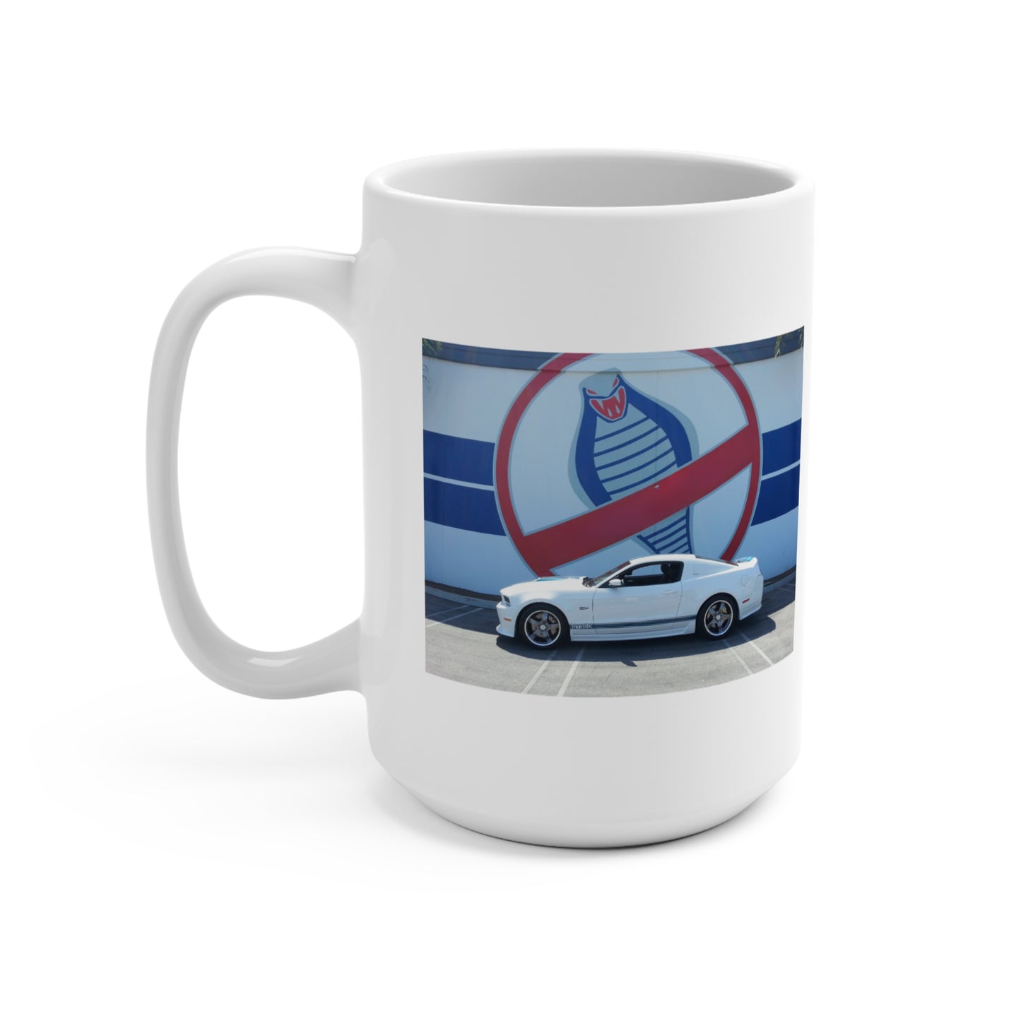 Custom 15oz Coffee Mug - Unique Car Design, Perfect Gift for Car Lovers
