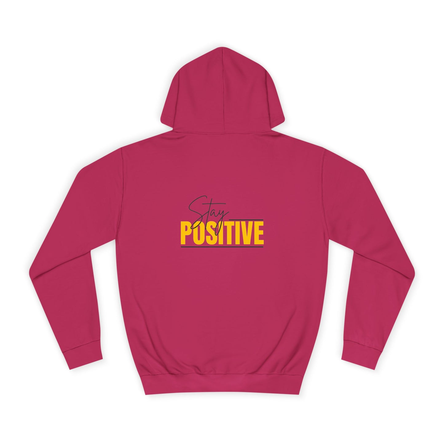 Positive Vibes Unisex College Hoodie, Cozy Sweatshirt