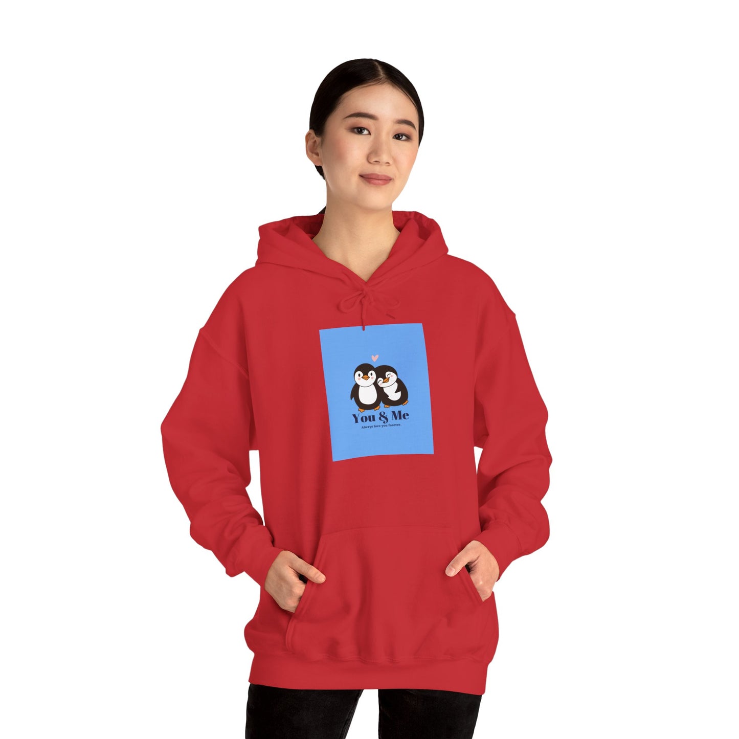 Cute Penguin Love Hoodie - Perfect for Couples, Gifts for Him & Her, Cozy Sweatshirts
