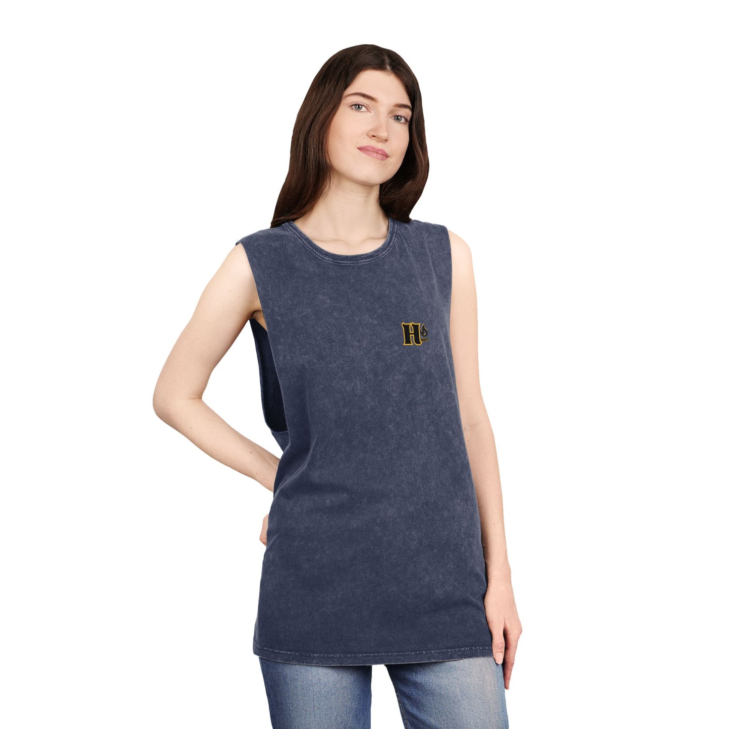 Unisex Stonewash Tank Top -  Casual Wear Printify