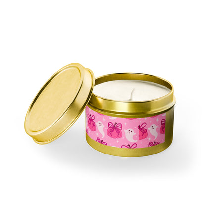 Tin Candles, Halloween Decor, Home Fragrance Printify