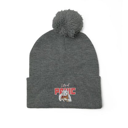 Cozy Embroidered Pom-Pom Cap | Winter Hat, Fashion Accessory Printify