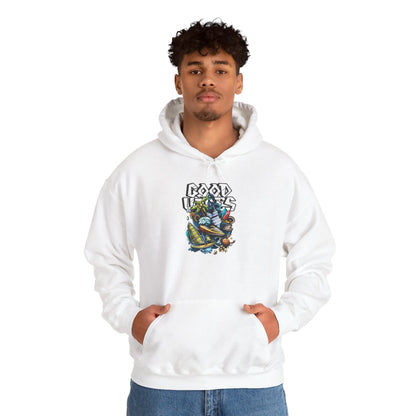 Good Vibes Graffiti Hoodie Sweatshirt, Cozy, Casual Gift, Relaxation Apparel Printify Good Vibes Graffiti Hoodie Sweatshirt, Cozy, Casual Gift, Relaxation Apparel Printify