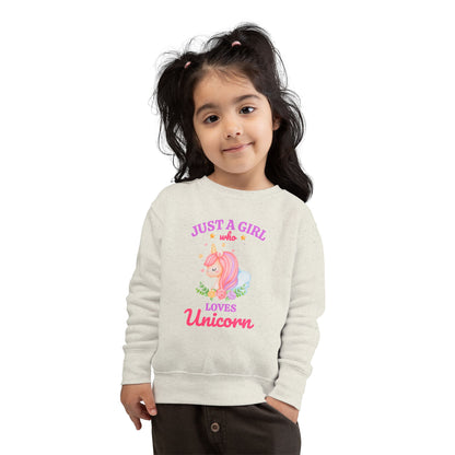 Toddler Unicorn Sweatshirt | Cute Kids Pullover, Gift, Toddler Apparel, Everyday Wear