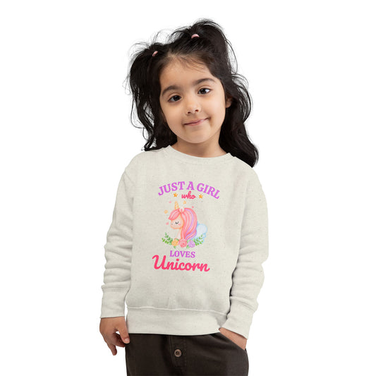 Toddler Unicorn Sweatshirt | Cute Kids Pullover, Gift, Toddler Apparel, Everyday Wear