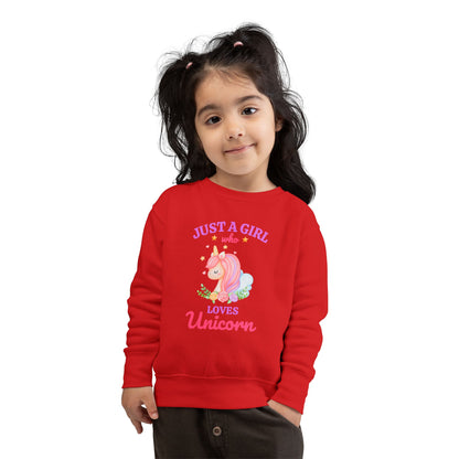 Toddler Unicorn Sweatshirt | Cute Kids Pullover, Gift, Toddler Apparel, Everyday Wear