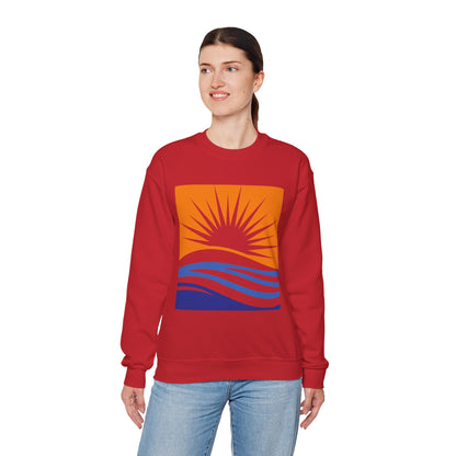 Minimalist beach Sweatshirt - Cozy Unisex, Gift for Friends or Family